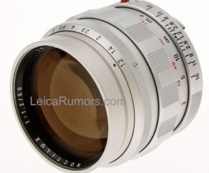 Leica приписывают намерение выпустить объектив Noctilux M 50mm f/1.2 ASPH Heritage стоимостью 8500 евро