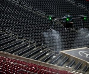 В США планируют дезинфицировать стадионы с помощью дронов