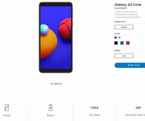 Что из себя представляет 85-долларовый смартфон Samsung Galaxy A3 Core?