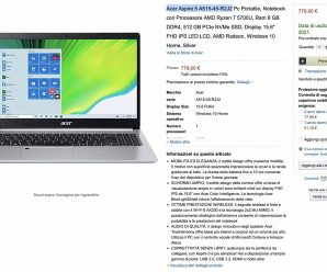 Ryzen 5000 уже в ноутбуках. Acer Aspire 5 A515 на Ryzen 7 5700U оценен в 780 евро
