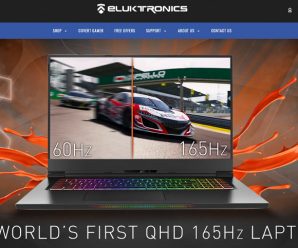 Под маркой Eluktronics представлены первые ноутбуки с IPS-дисплеями 1440p, поддерживающими частоту 165 Гц