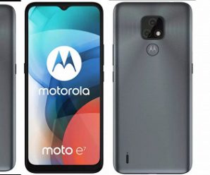 Moto E7 позирует на пресс-рендерах со всех сторон