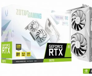 Видеокарты Zotac GeForce RTX 3080 Trinity и RTX 3070 Twin Edge выпущены в белом варианте