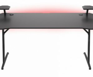 Со встроенной беспроводной зарядкой и настраиваемой подсветкой RGB. Представлен «игровой» компьютерный стол Genesis HOLM 510 RGB