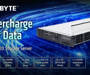 Сервер хранения Gigabyte S251-3O0 вмещает 24 накопителя типоразмера 3,5 дюйма