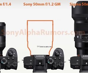 По неподтвержденным сведениям, объектив Sony 50mm f/1.2 GM будет немного дешевле объектива Canon RF 50mm f/1.2L USM