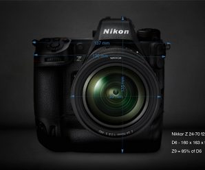 Nikon Z9 сравнили с другими камерами Nikon
