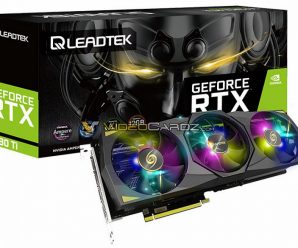 Так выглядит GeForce RTX 3080 Ti. Официальные изображения Leadtek GeForce RTX 3080 Ti WinFast Hurricane