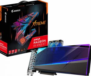 Видеокарта Aorus Radeon RX 6900 XT Xtreme WaterForce WB 16G появилась в каталоге Gigabyte