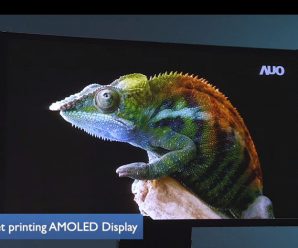 Компания AUO показала двусторонний сворачивающийся дисплей OLED