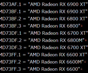 Видеокарты AMD Radeon RX 6600 и RX 6600 XT уже на подходе. Они засветились в драйверах AMD и в базе ЕЭК