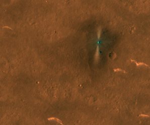 Американцы сфотографировали из космоса первый китайский марсоход на Красной планете