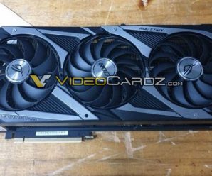 Огромная Asus GeForce RTX 3090 ROG Strix на первом «живом» фото