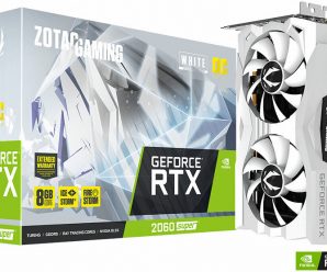 Видеокарта Zotac GeForce RTX 2060 Super OC White Edition адресована тем, кто подбирает компоненты для системы белого цвета