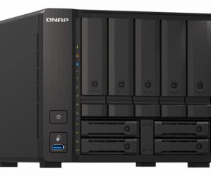 Пять плюс четыре: сетевое хранилище QNAP TS-h973AX располагает девятью отсеками для накопителей