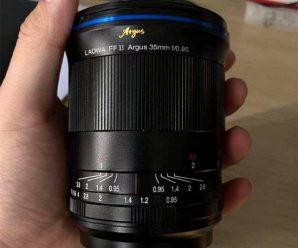 Появилось первое фото полнокадрового объектива Laowa Argus 35mm f/0.95