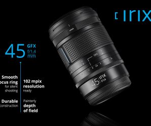 Представлен объектив Irix 45mm F1.4 Dragonfly для среднеформатных камер Fujifilm GFX