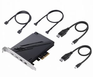 Карта расширения Asus ThunderboltEX 4 оснащена интерфейсом PCIe 3.0 x4