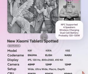 Snapdragon 870 и 860, 120 Гц, NFC и по 4 динамика. Характеристики трех новых планшетов Xiaomi