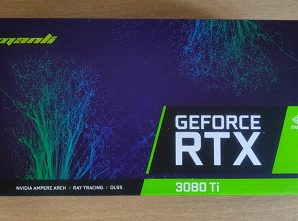 Первая в мире распаковка GeForce RTX 3080 Ti запечатлена на фото. На снимках можно видеть адаптер Manli